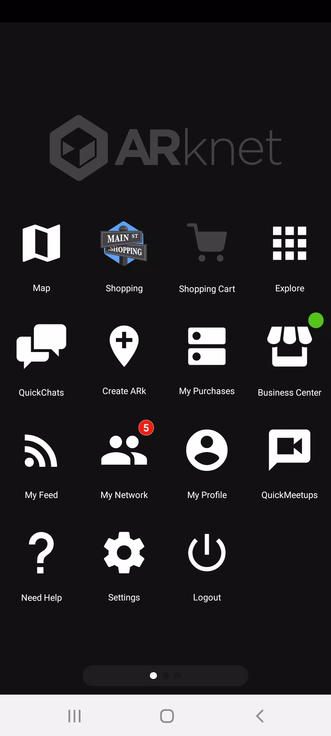 ARknetcapturas de pantalla de la aplicación1
