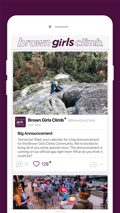 ภาพหน้าจอของ Brown Girls Climb
