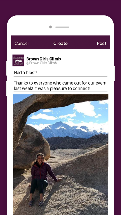 ภาพหน้าจอของ Brown Girls Climb