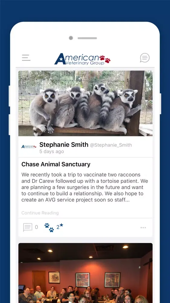 Capturas de pantalla de American Veterinary Group