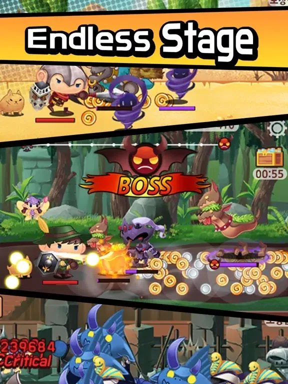Captures d'écran de Sudden Warrior (Tap Rpg) iPad 