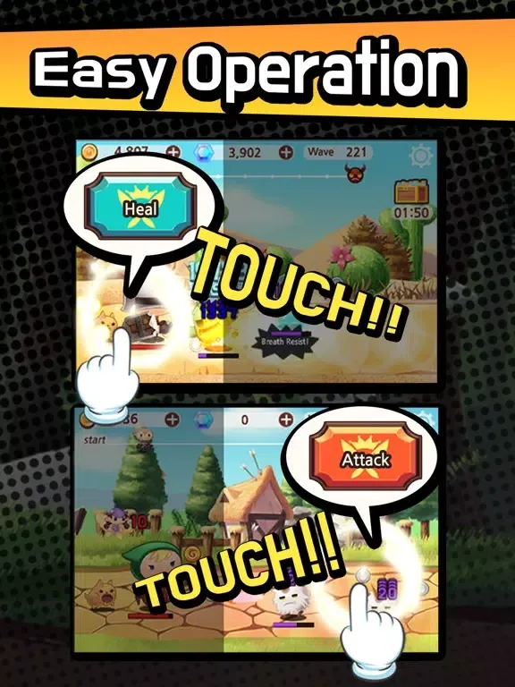 Captures d'écran de Sudden Warrior (Tap Rpg) iPad 