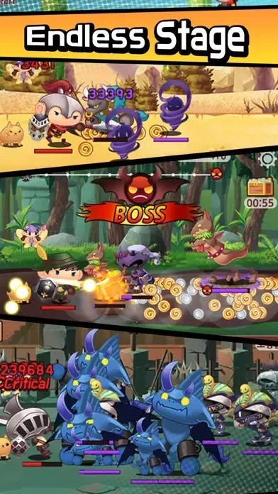 Captures d'écran de Sudden Warrior (Tap Rpg)