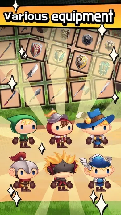 Captures d'écran de Sudden Warrior (Tap Rpg)