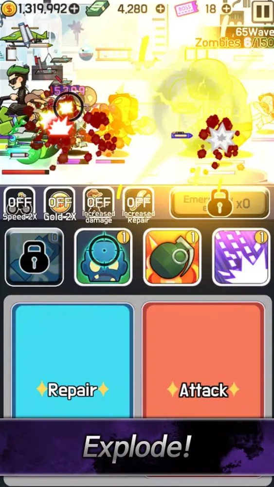 Captures d'écran de Zombie Shooter: Tap Defence