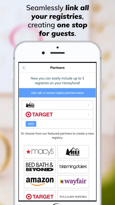 Honeyfund Wedding Registry স্ক্রিনশট