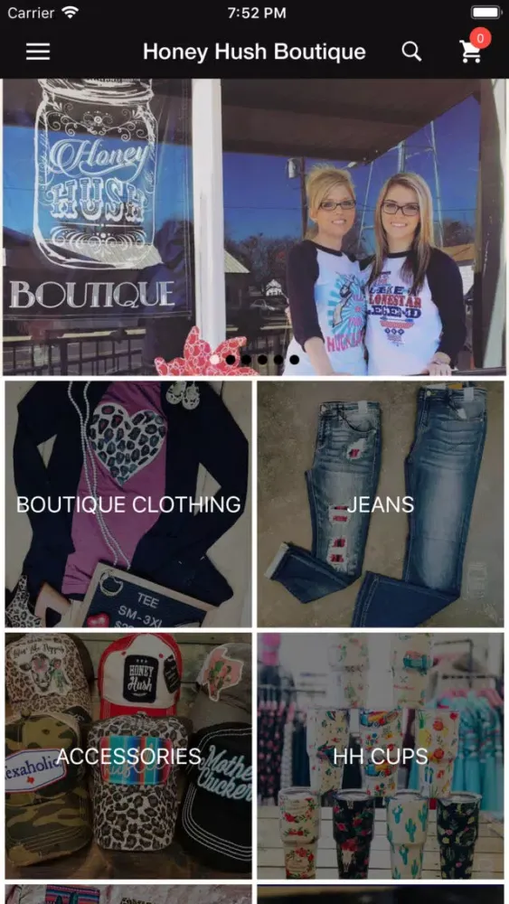 Honey Hush Boutique スクリーンショット