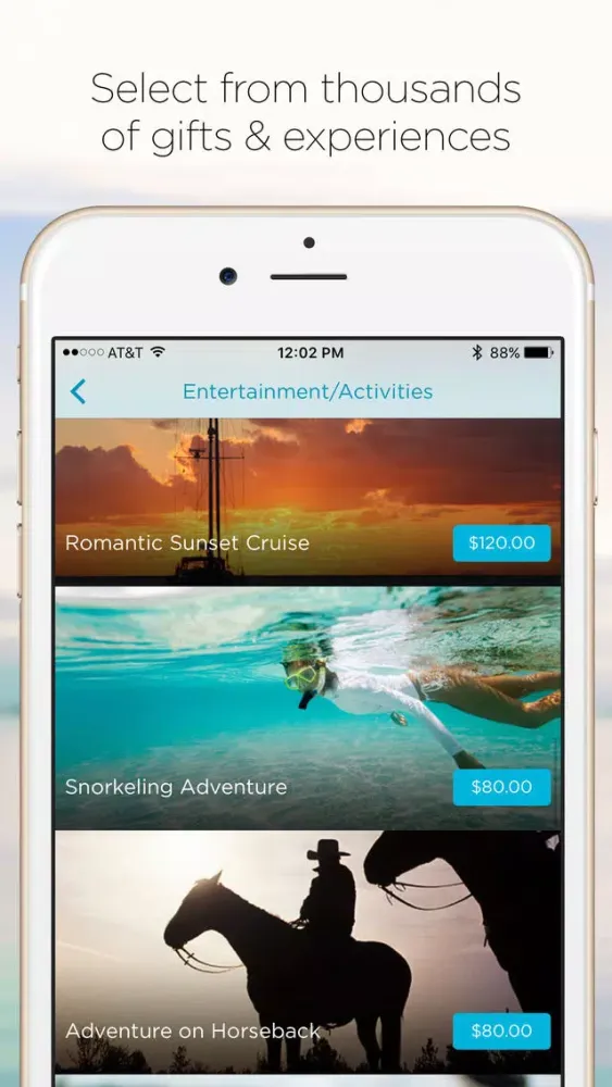 HoneymoonWishes Honeymoon & Wedding Registry应用截图
