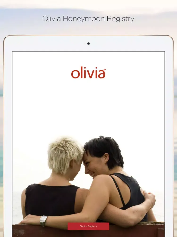 Olivia Honeymoon Registry iPad  スクリーンショット