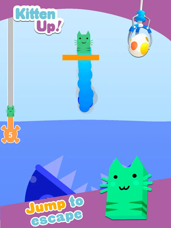 Kitten Up! Jump & Claw Games iPad  Screenshots