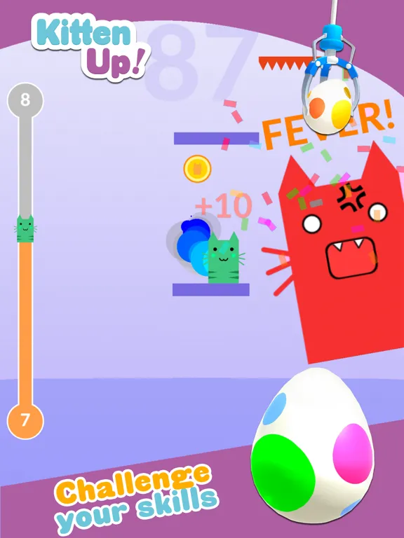 Kitten Up! Jump & Claw Games iPad  Screenshots
