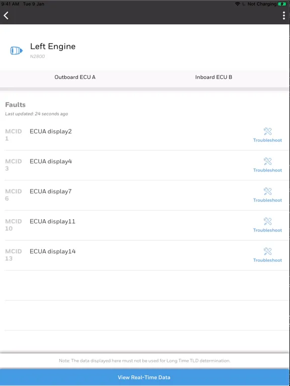 Captures d'écran de Honeywell Connected Engines iPad 