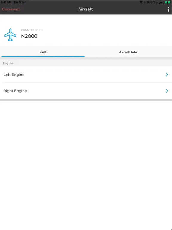 Captures d'écran de Honeywell Connected Engines iPad 