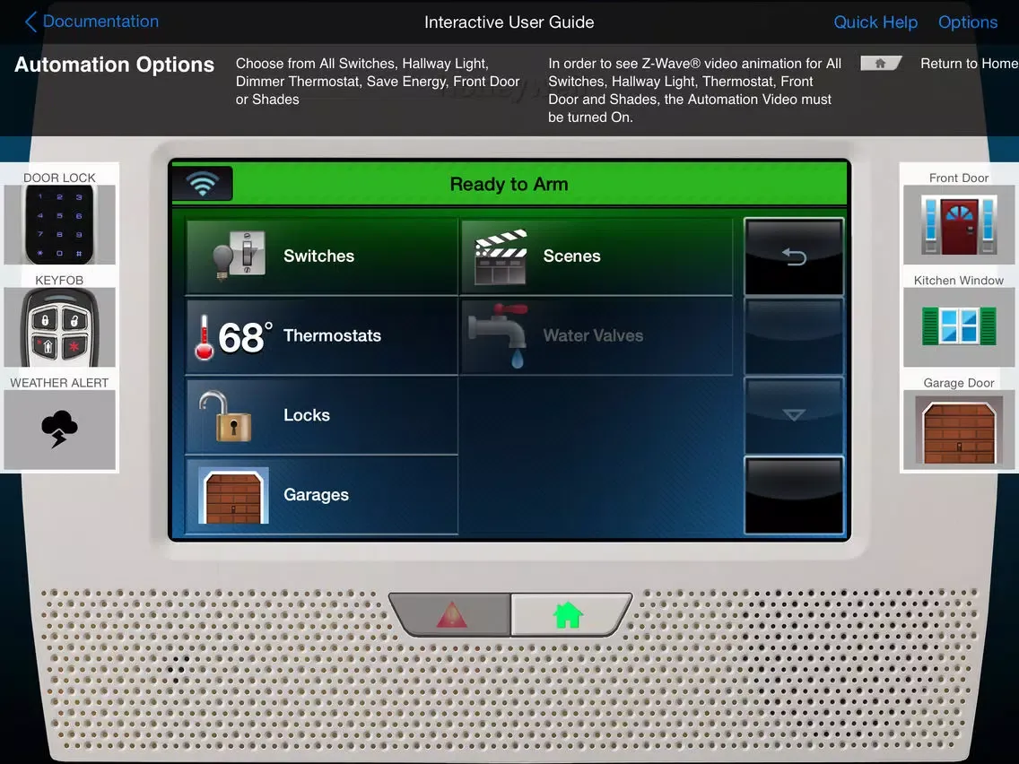 LYNX Touch 7000 iPad  Screenshots