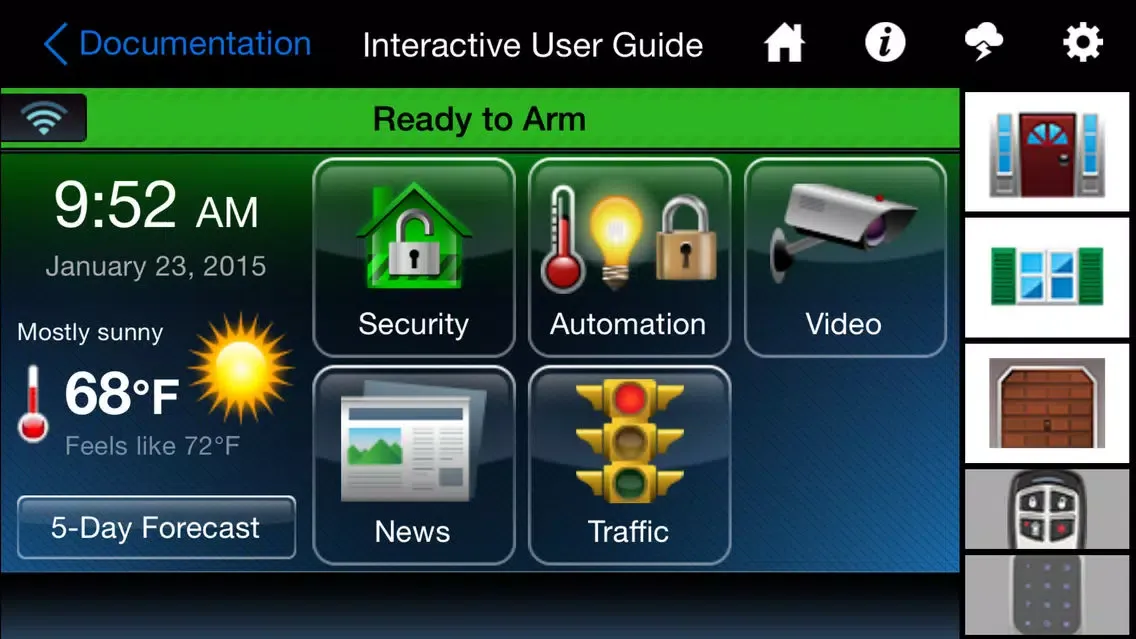 LYNX Touch 7000 Screenshots