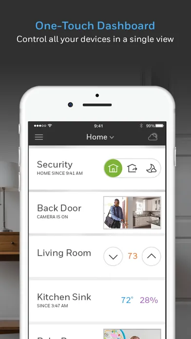 Resideo - Smart Home Screenshots