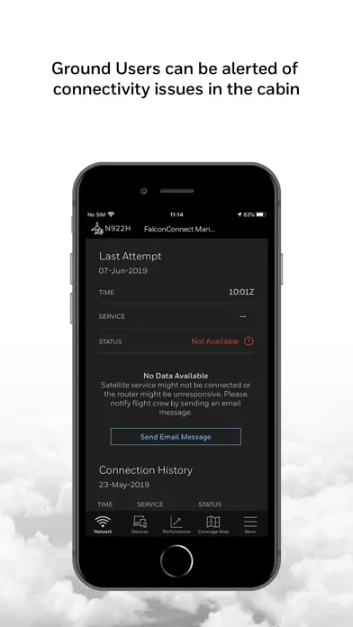 FalconConnect Manager 스크린샷