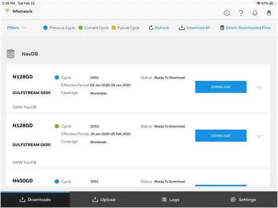 Screenshot di INDS Data Manager (IDM) iPad 