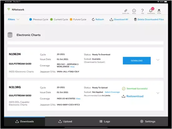 Screenshot di INDS Data Manager (IDM) iPad 