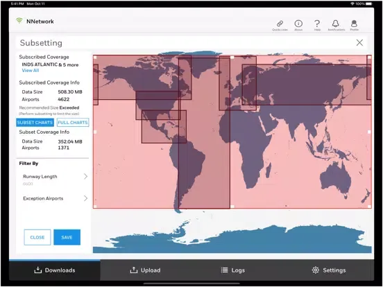 Screenshot di INDS Data Manager (IDM) iPad 