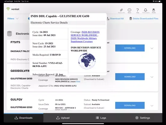 Screenshot di INDS Data Manager (IDM) iPad 
