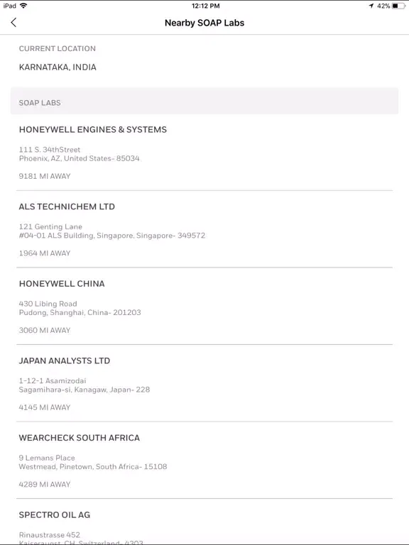 GoDirect SOAP iPad  Screenshots