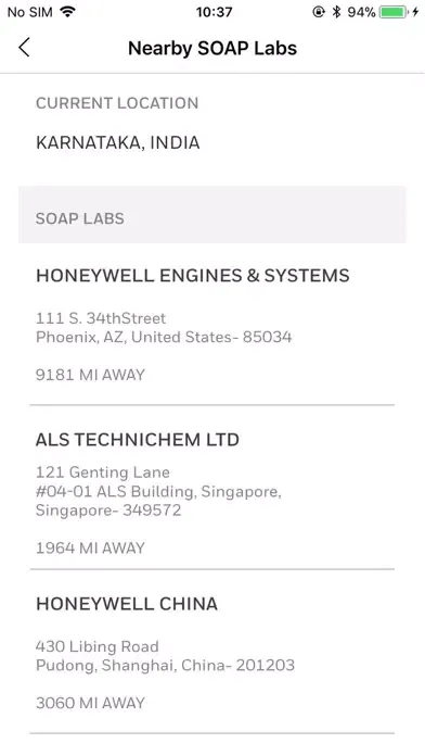 GoDirect SOAP Screenshots