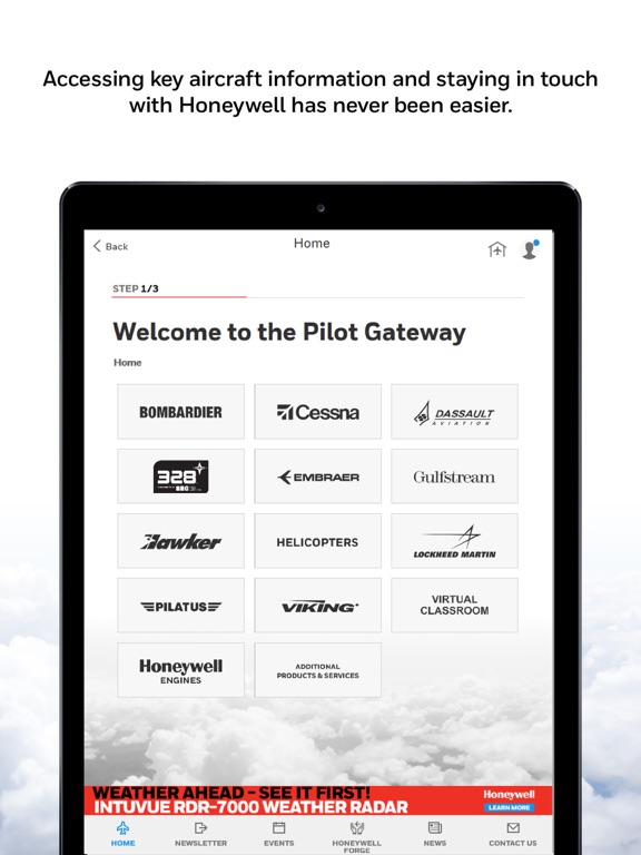 Honeywell Pilot Gateway iPad  스크린샷