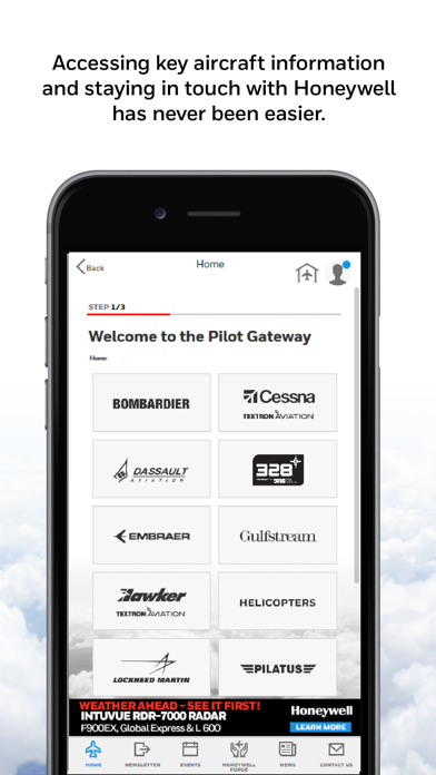 Honeywell Pilot Gateway 스크린샷