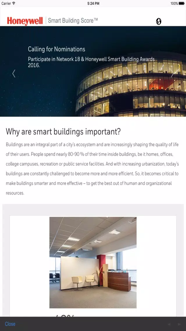 Honeywell Smart Building Score スクリーンショット