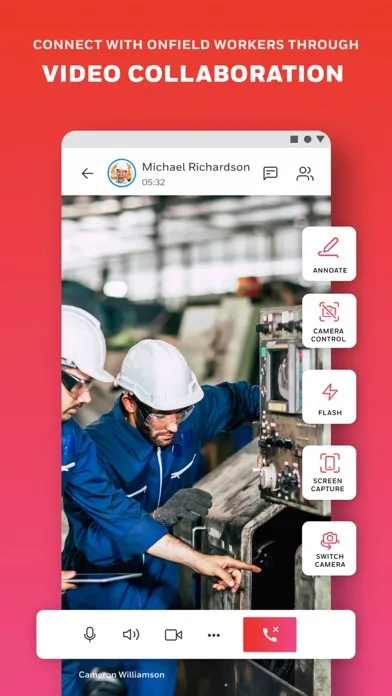 Tangkapan skrin Honeywell Forge Worker Assist