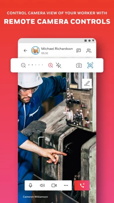 Tangkapan skrin Honeywell Forge Worker Assist