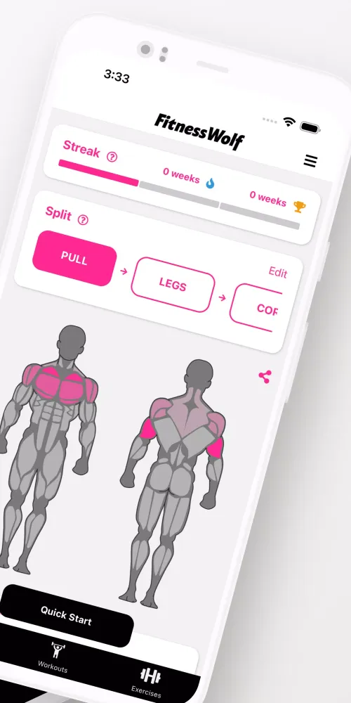 Capturas de pantalla de FitnessWolf
