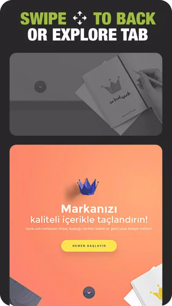 تصاویر FullScreen Browser.