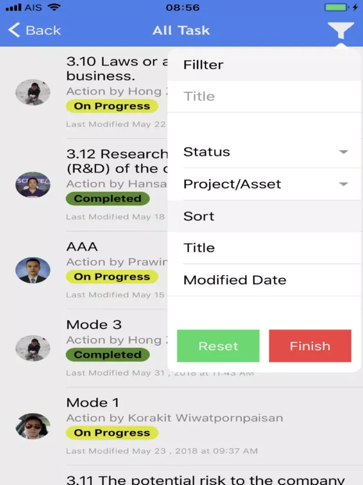 Zrzuty ekranu Activity Tracking System iPad 