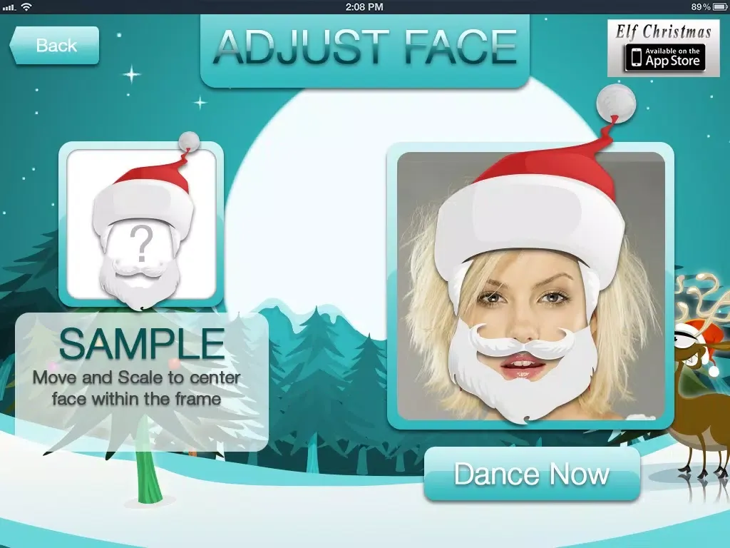 Captures d'écran de Christmas Insta Funny Elf Video - Make Fun Dancing Holiday Videos with Friends Pics iPad 