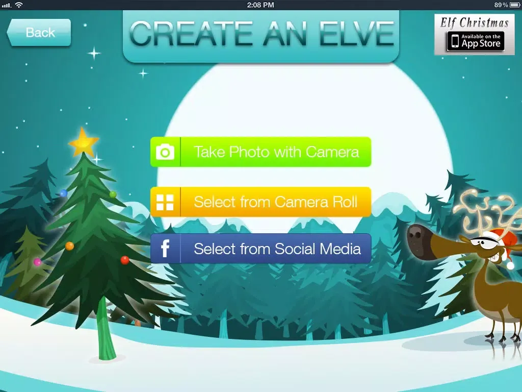 Captures d'écran de Christmas Insta Funny Elf Video - Make Fun Dancing Holiday Videos with Friends Pics iPad 