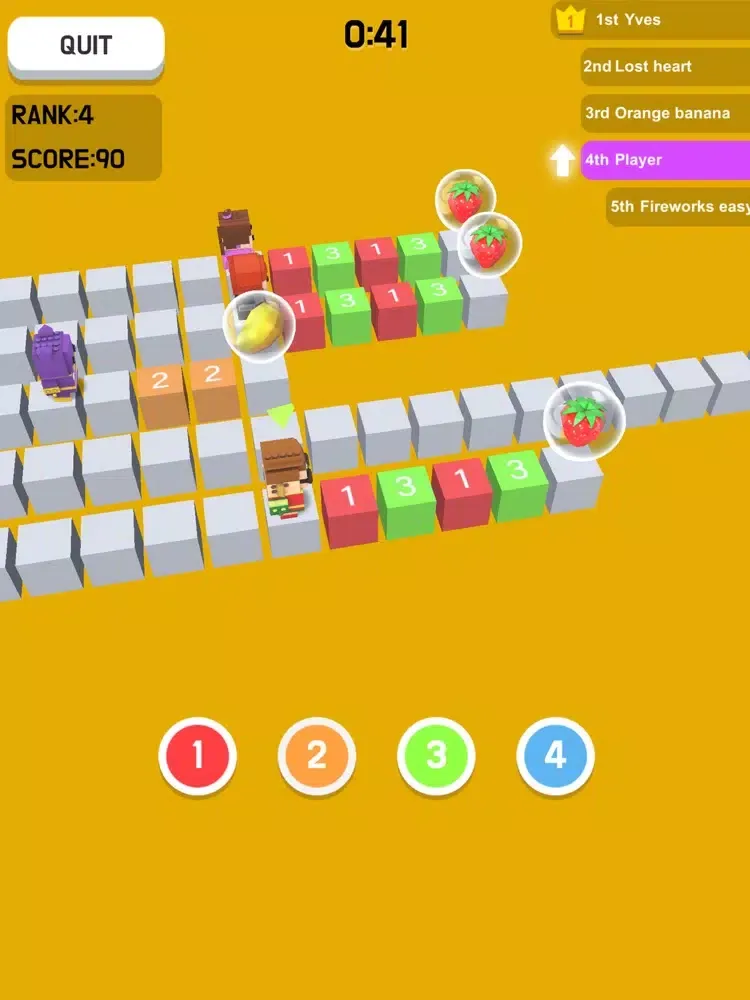 Zrzuty ekranu RushRun 3D - Fun Race Games iPad 