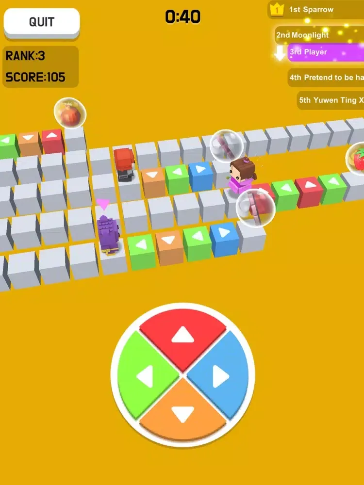 Zrzuty ekranu RushRun 3D - Fun Race Games iPad 