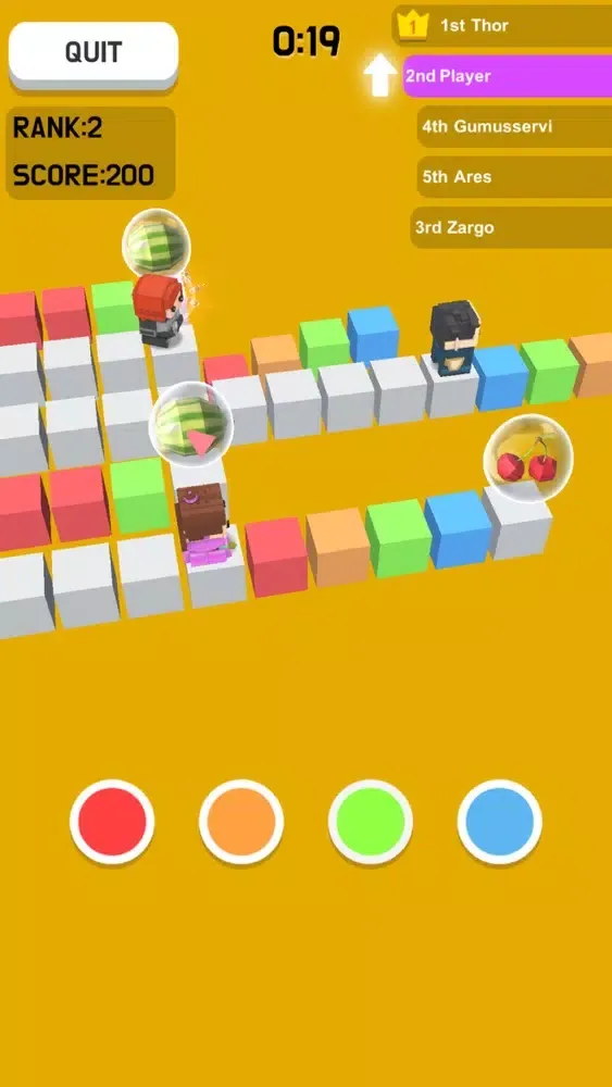 Zrzuty ekranu RushRun 3D - Fun Race Games