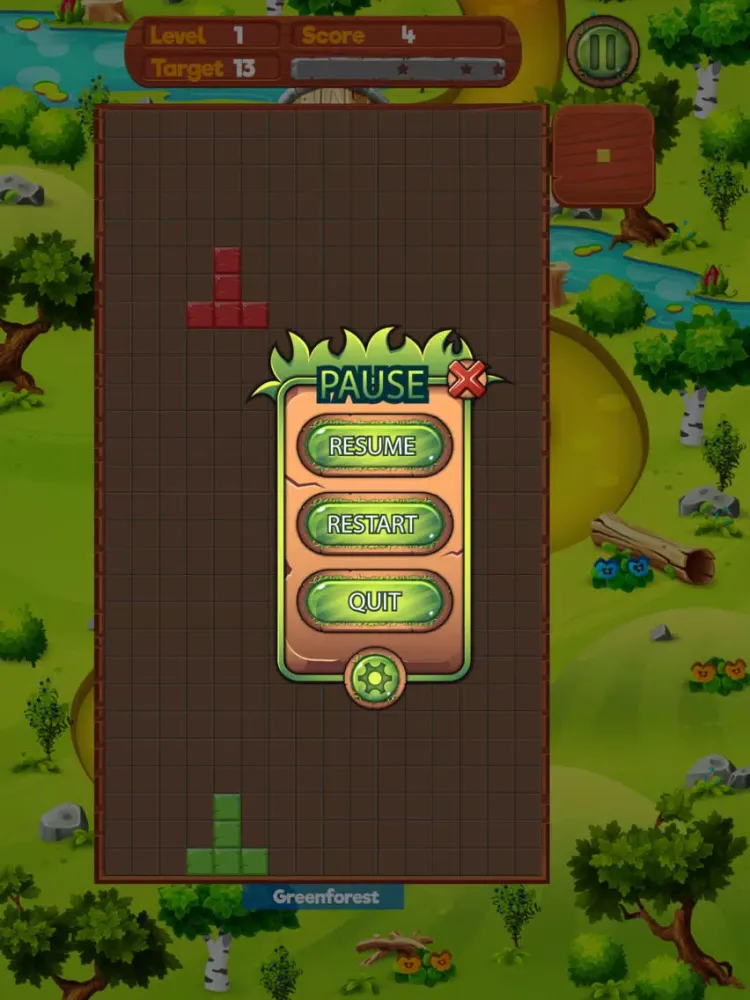 Zrzuty ekranu Block Puzzle Tetro Adventure iPad 