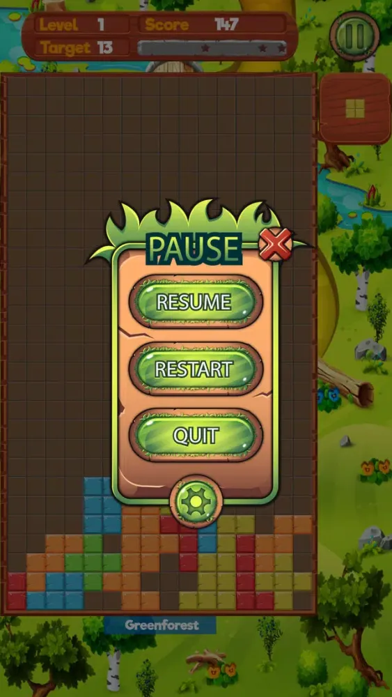 Zrzuty ekranu Block Puzzle Tetro Adventure