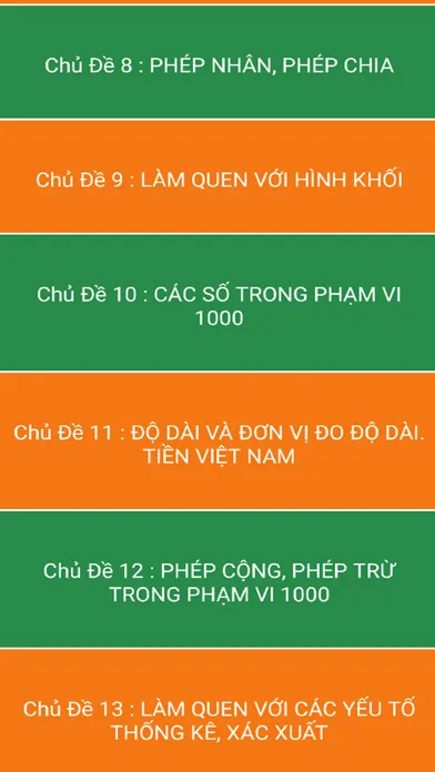 Zrzuty ekranu Toán Lớp 2 Kết Nối Tri Thức