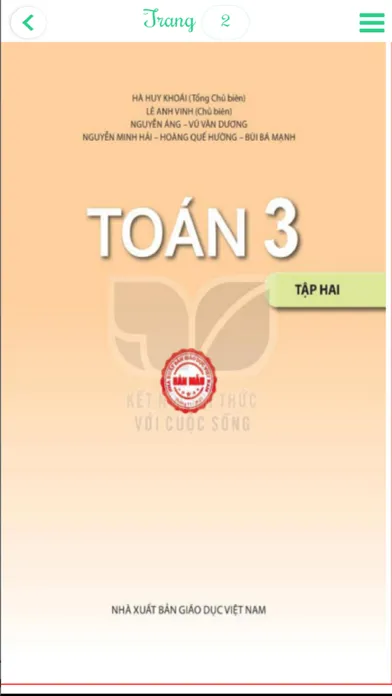 Toán Lớp 3 Kết Nối Tri Thức スクリーンショット