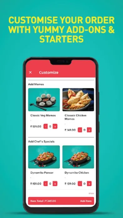 Capturas de tela do Hong's Kitchen Order Online