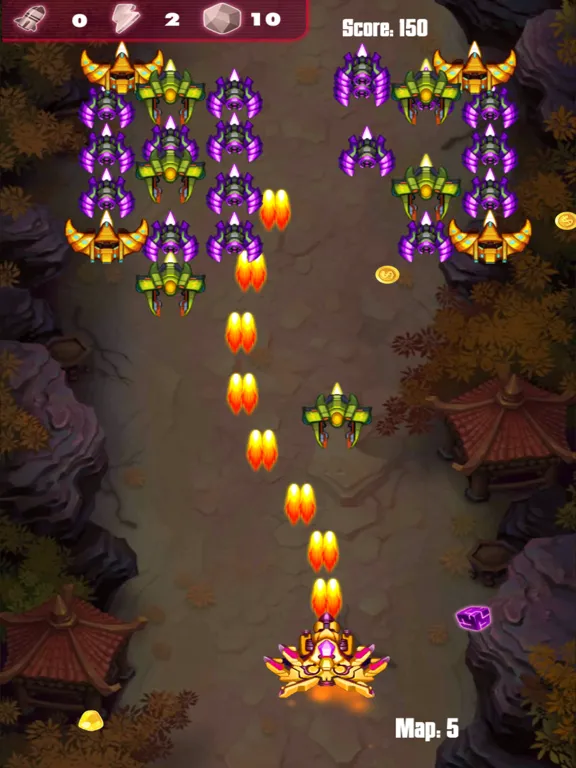 Tangkapan layar Galaxy Strike Alien Shooter iPad 