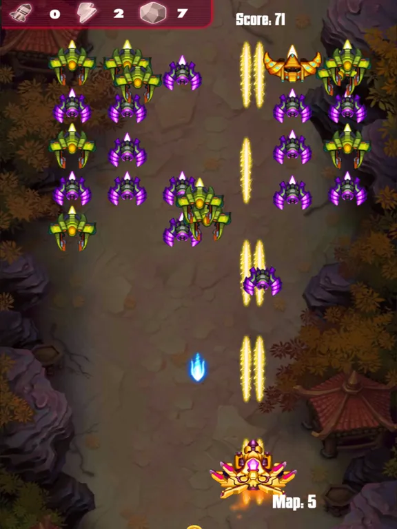 Tangkapan layar Galaxy Strike Alien Shooter iPad 