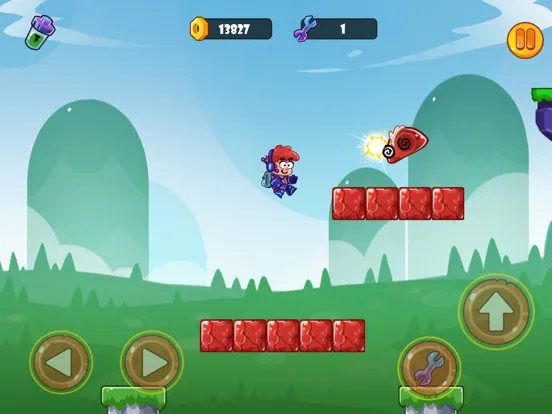 Planet Adventure - Platform2D iPad  스크린샷
