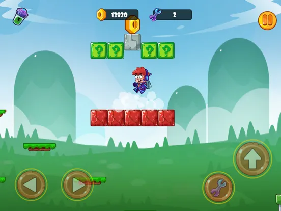 Planet Adventure - Platform2D iPad  스크린샷