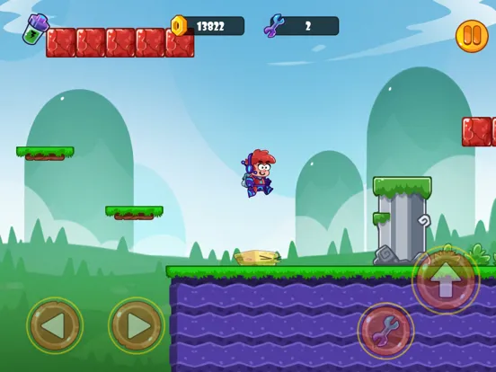 Planet Adventure - Platform2D iPad  스크린샷